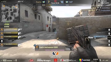 CS:GO - Dennis Amazing DEAGLE 4K vs NIP @ Fragbite Masters