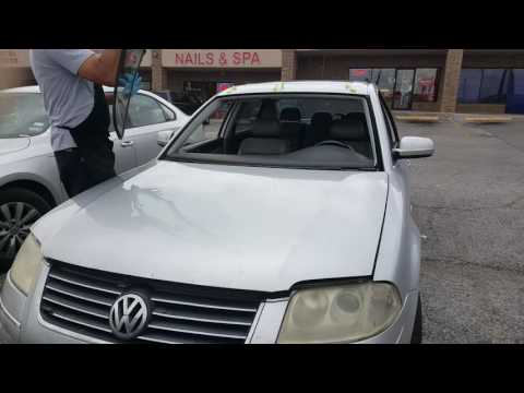 Windshield replacement, Hand set up installation with Quality Master Auto Glass