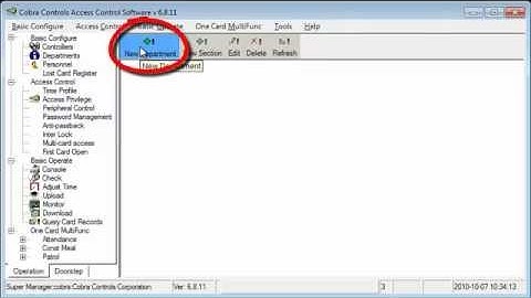 How to Add, Edit and Delete Departments - Cobra Controls Video Training Series
