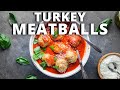 Easy Juicy Baked TURKEY MEATBALLS