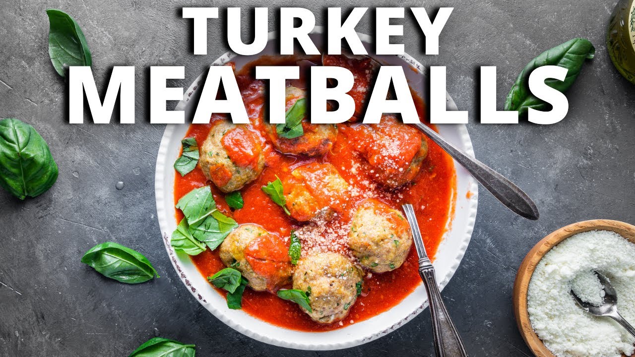 Easy Juicy Baked TURKEY MEATBALLS YouTube