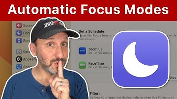 Set Focus Modes To Turn On Automatically