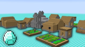 Minecraft NOOB vs PRO : NOOB found DIAMOND VILLAGE in Minecraft! Animation!