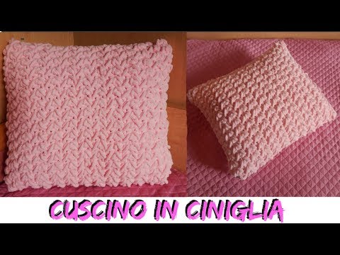 Cuscino In Ciniglia Uncinetto Nunzia Valenti Youtube