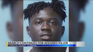Search for accused killer continues in Conecuh Co. Thursday