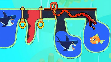 Save the Fish Game | Pull The Pin | Best Mobile Puzzle Game | android Gameplay Walkthrough |Part 61