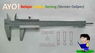 Cara Membaca Vernier Caliper (Jangka Sorong) ketelitian 0,02 mm