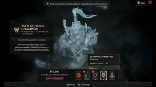 Diablo IV - Shop: Path of Hell's Champion cosmetic