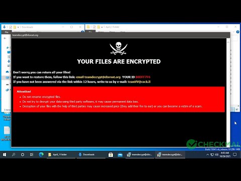 AppCheck Anti-Ransomware : CrySis Ransomware (.id-{Random}.[teamdecrypt@disroot.org].ROGER)