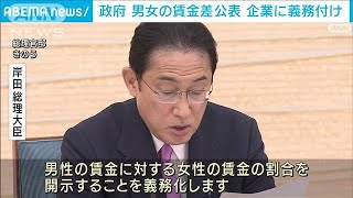 男女賃金差の開示を企業に義務化　政府、7月に施行へ(2022年5月20日)