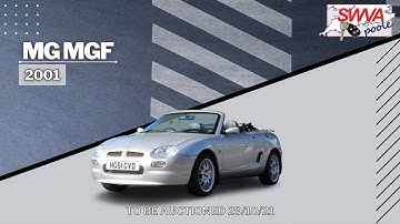 Lot 13 - MG MGF 2001 | SWVA October Classic Sale