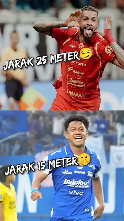 Sebuah perbedaan goal Cantik Persib & Persija 👀🗿