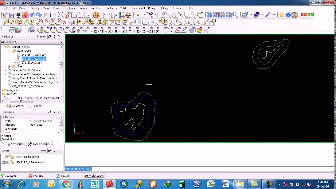 surpac convert dxf to str