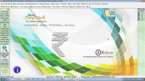 Quarterly TDS return filing in Saral PayPack