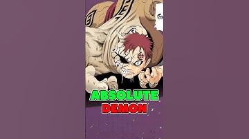 Gaara was a DEMON 😭