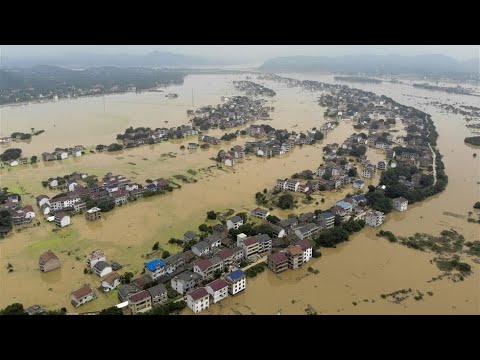 《石涛聚焦》「6月28日视频实录：新疆大雪 哈尔滨【冬天大雾】宜昌大水被淹 」惧怕三峡大坝溃坝故意泄洪 江水倒灌宜昌後 习近平亲自发出最高指示「人民至上 生命至上」（28/06）