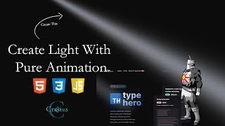 Create Light With Pure Animation Of HTML And CSS | Pro Design With New Code Matrix3D