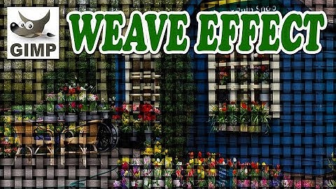 How To Make a Weave Effect in GIMP