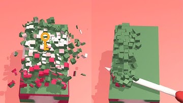 Very satisfying and relaxing ASMR slicing game | part 164