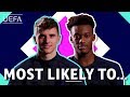 MOST LIKELY TO with CALLUM HUDSON-ODOI and MASON MOUNT (CHELSEA)