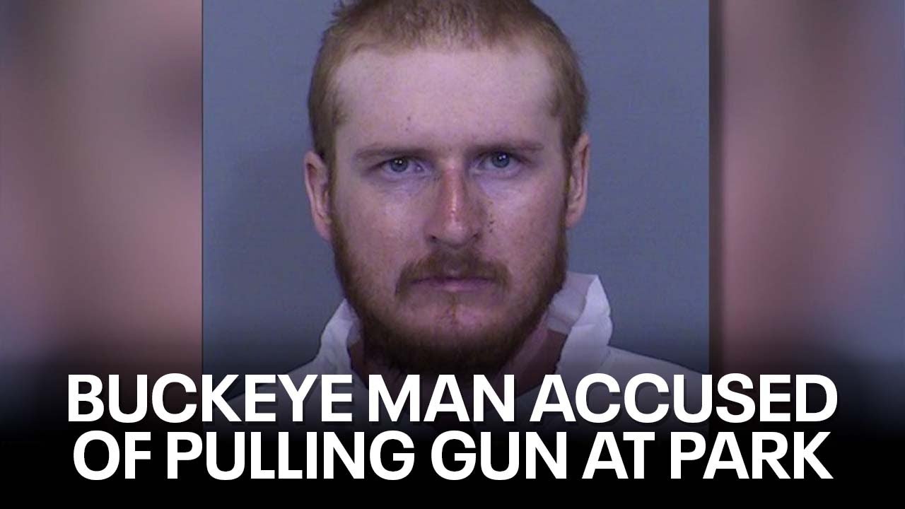 Man accused of pointing gun at people in a park - YouTube