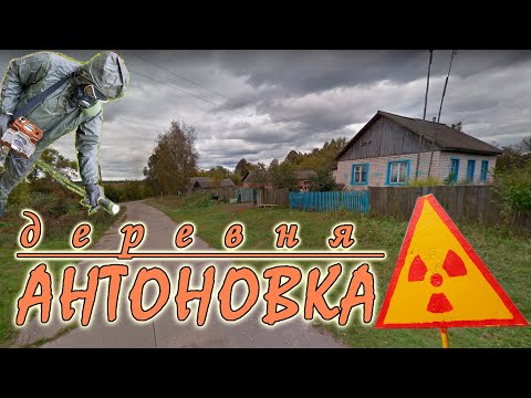 Граница зоны отчуждения. Деревня Антоновка. / The border of the exclusion zone. Village Antonovka.