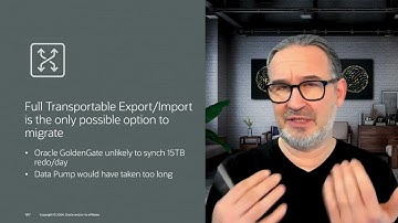 Customer Case: Overview of the migration