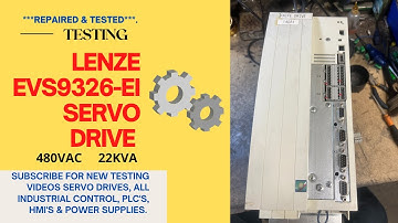 LENZE EVS9326-EI SERVO DRIVE 480V ***REPAIRED & TESTED***