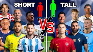 Ultra VS🔥 Short Legends 🆚 Tall Legends 🔥💪 (Ronaldo, Messi, Neymar, Mbappe, Benzema)