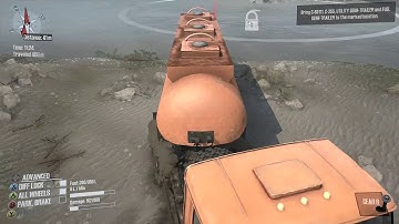 Spintires: MudRunner - Challenge: Delivery Mission (C-4320 recovery)