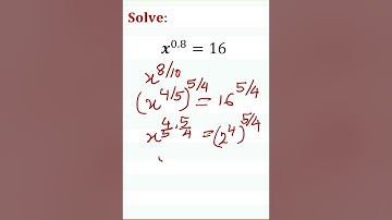 Decimal Exponents #short #shorts #algebra #shortsfeed #math