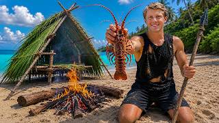 5 Days Solo Survival on Desert Island (No Food, Water, or Shelter)