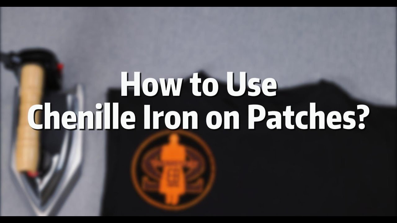 How to Use Chenille Iron on Patches | GSJJ