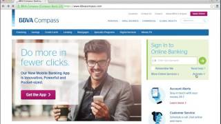 Compass Bank Online Banking Login Instructions