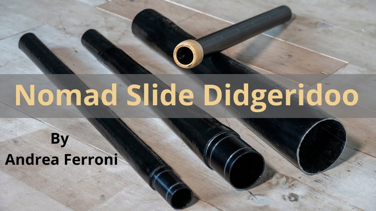 Nomad Slide Didgeridoo – 3 Parts + Slide for Travelling Musicians