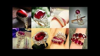 Latest Engagement Ruby Rings Designs 2019 Latest Engagement Ruby Rings Designs 2019