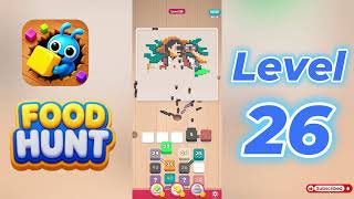 Food Hunt Level 26 Walkthrough 🐜🍔 | Food Hunting Puzzle Game | Go Answer