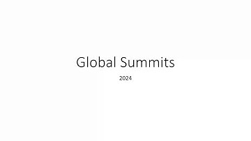 Global Summits 2024 | SPSC CCE Screening Test | Current Affairs