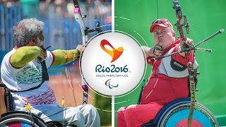 Ebrahim Ranjbarkivaj v Piotr Sawicki – recurve men's quarterfinal | Rio 2016 Paralympics screenshot 5