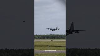 Touching down AFSOC MC-130J Commando ii coming in to RAF Mildenhall#hercules #mc130 #afsoc