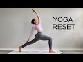 Full body yoga flow  reset  25 min feel good practice