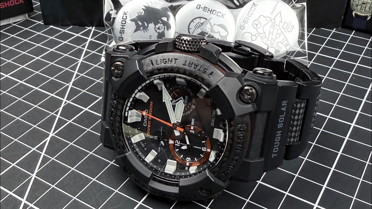 時計 G-SHOCK FROGMAN GWF-A1000XC-1AJF G-Shock GWF-A1000XC-1ACR aka “Carbon Frog” - YouTube