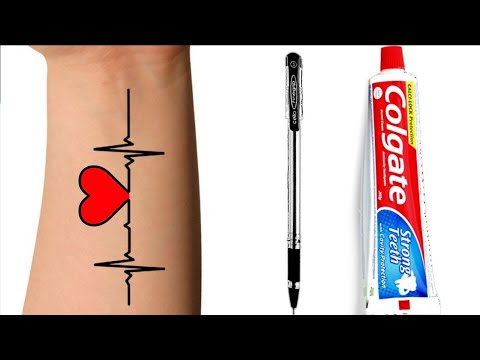 Vídeo: Com Dibuixar Un Tatuatge Amb Un Bolígraf