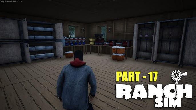 Ranch Simulator Pt 2 lets build a house 