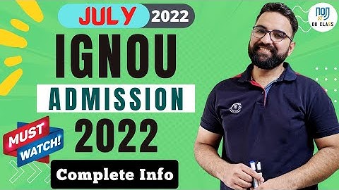 IGNOU Admission Process 2022| IGNOU Admission 2022 July Session| Required Documents| Cancel Policy