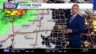 Storms possible, then heat ramps up Sunday