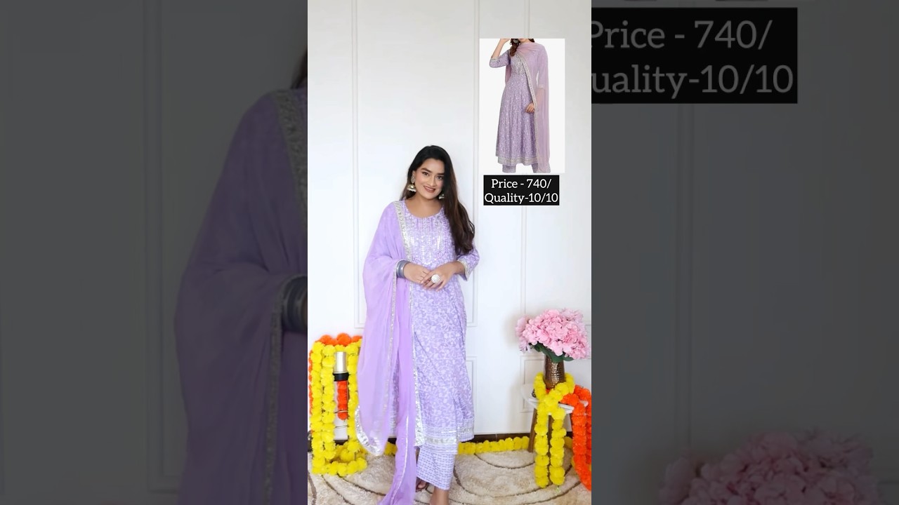 Amazon Navratri suit set haul under Rs.800 