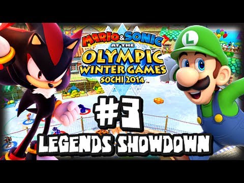Mario & Sonic At the 2014 Sochi Winter Olympic Games - (1080p) Legends Showdown Part 3