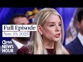 PBS News Hour full episode, Nov. 19, 2025