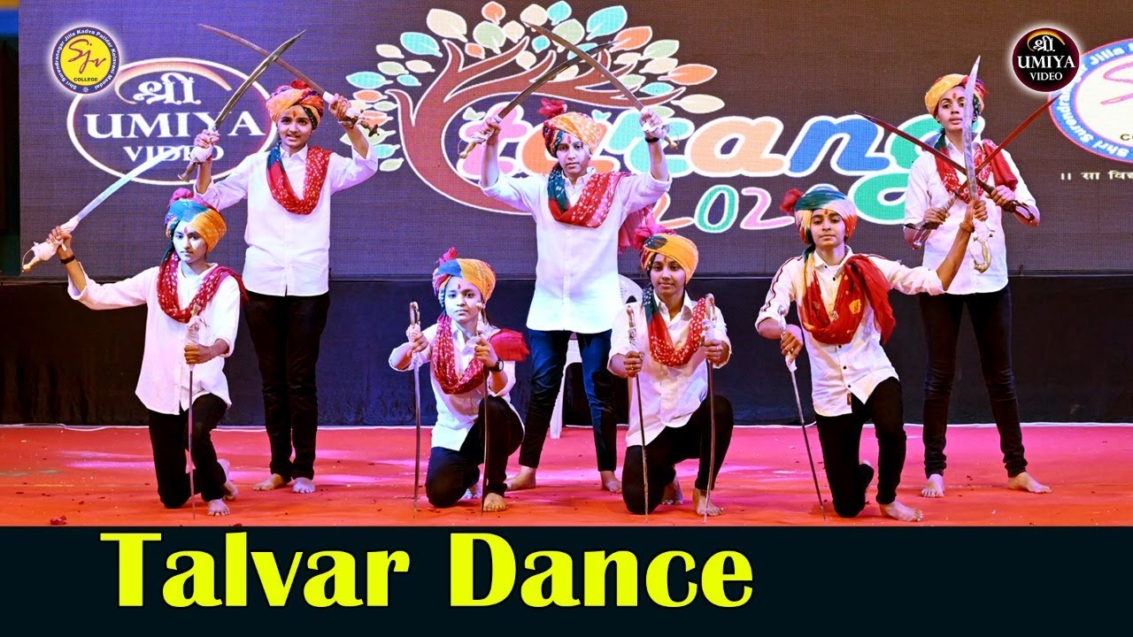 Talvar Dance  Zala Janviba  Group  Annual Day Celebration  Tarang  2020